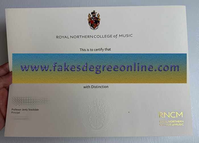 Buy Royal Northern College of Music fake degree, Fake a RNCM diploma online.