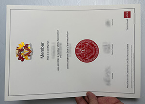 Obtain Association of Chartered Certified Accountants fake degree.