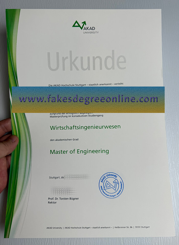 Buy Akad University fake degree online.