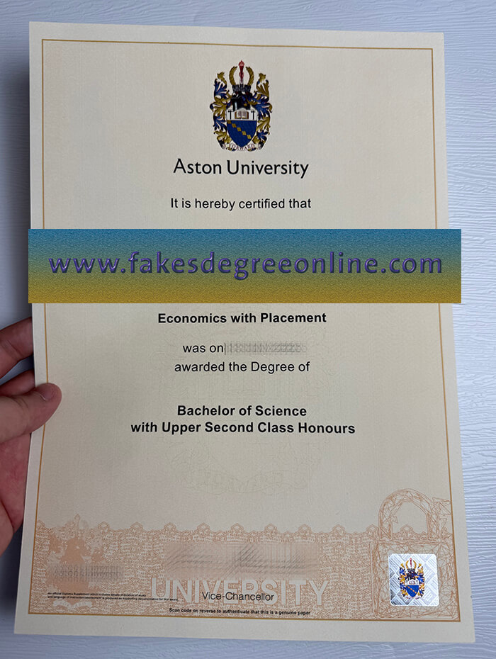 Buy Aston University fake diploma in UK.