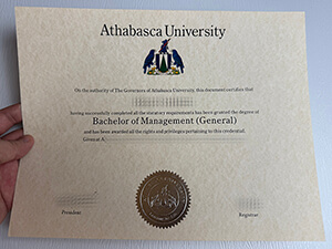 Get Athabasca University fake diploma online.