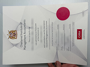 Obtain Chartered Institute of Management Accountants fake certificate.