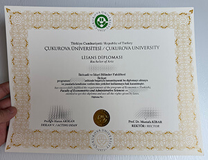 Get Çukurova University fake diploma online.