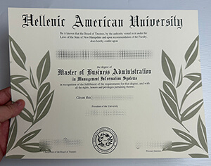 Order Hellenic American University fake diploma online.