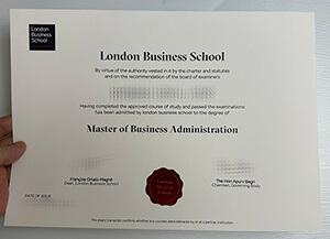 Obtain London Business School fake diploma online.