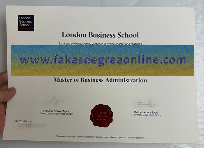 Get London Business School fake diploma online.