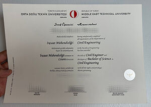 Get Middle East Technical University fake diploma online.