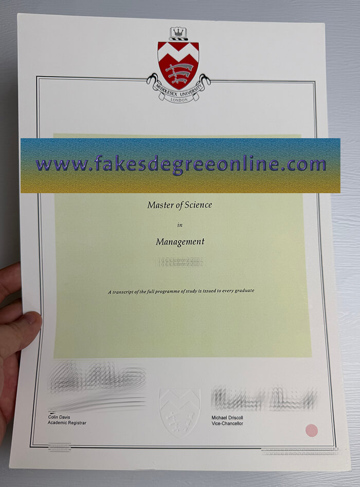 Buy Middlesex University fake diploma online.
