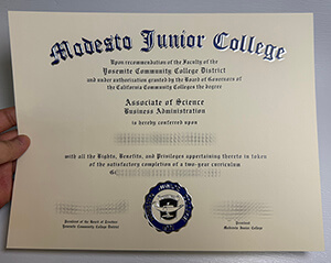 Get Modesto Junior College fake diploma online.