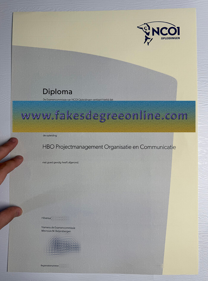 Get NCOI Opleidingen fake diploma online.