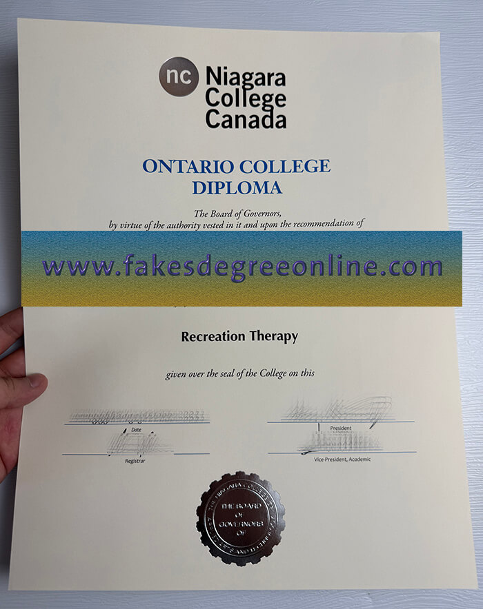 Get Niagara College Canada fake diploma online.