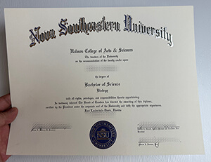 Purchase Nova Southeastern University fake diploma online.
