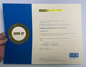 Get SHRM-CP fake certificate online.