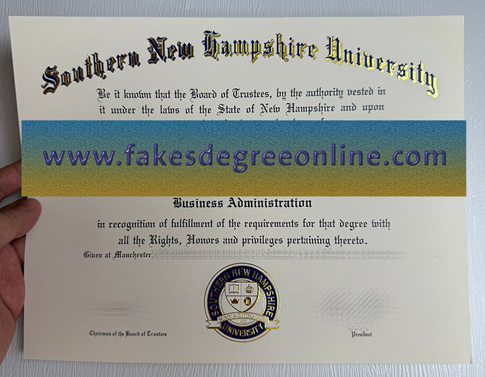 Buy Southern New Hampshire University fake diploma, Fake a SNHU degree online.
