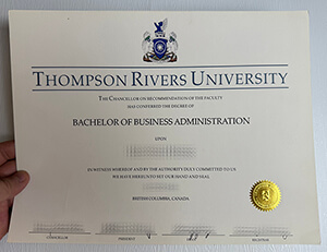 Purchase Thompson Rivers University fake diploma online.