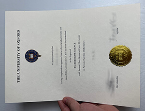 Purchase University of Oxford fake diploma online.