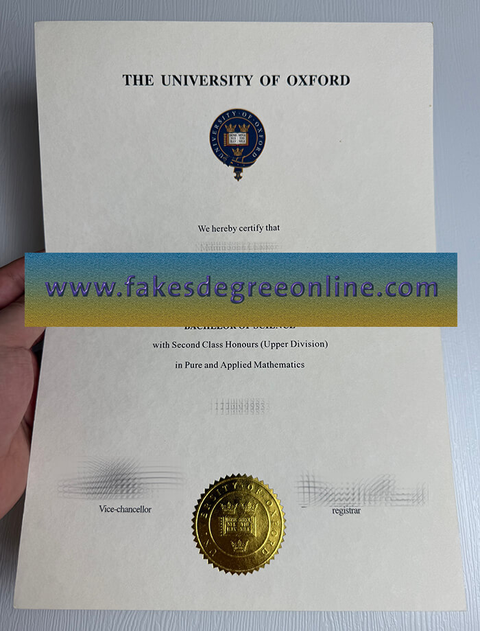 Buy University of Oxford fake diploma, Fake degree in UK.