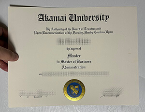 Get Akamai University fake diploma online.