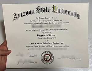 Purchase Arizona State University fake diploma online.