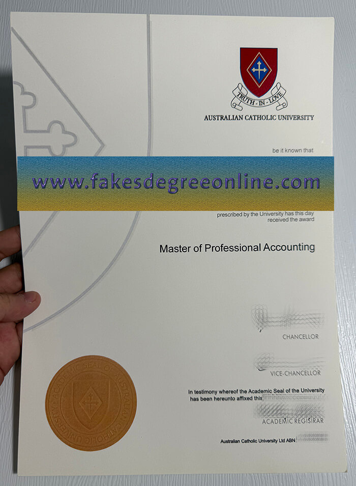 Purchase Australian Catholic University fake diploma online.