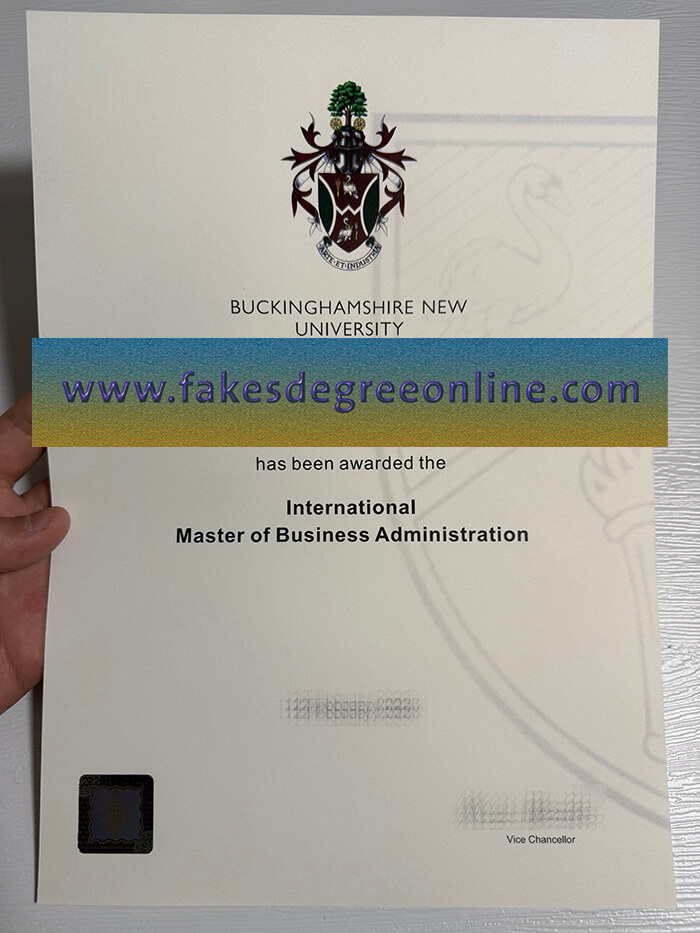 Buy Buckinghamshire New University fake diploma.