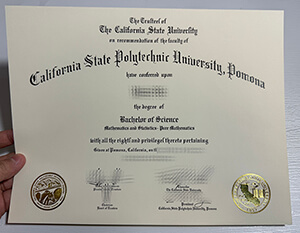 Cal Poly Pomona diploma