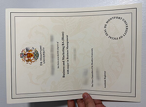 Purchase De Montfort University fake diploma online.