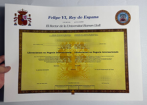 Get Universitat Ramon Llull fake diploma online.