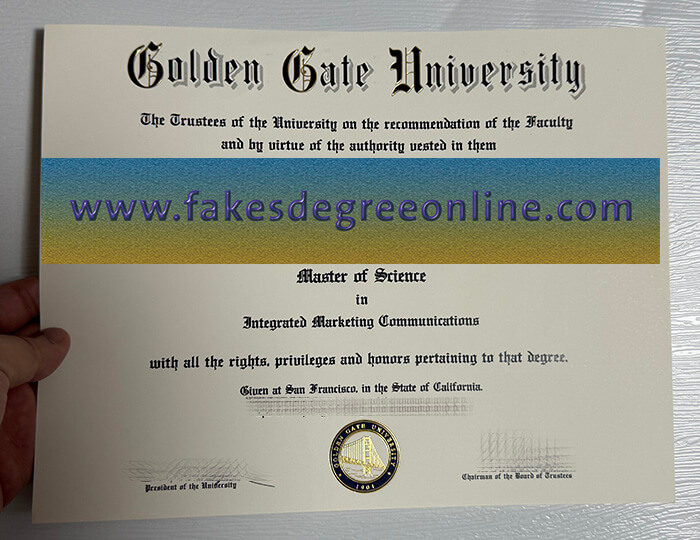 Buy Golden Gate University fake diploma, Fake a GGU degree online.