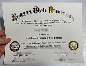 Purchase Kansas State University fake diploma online.