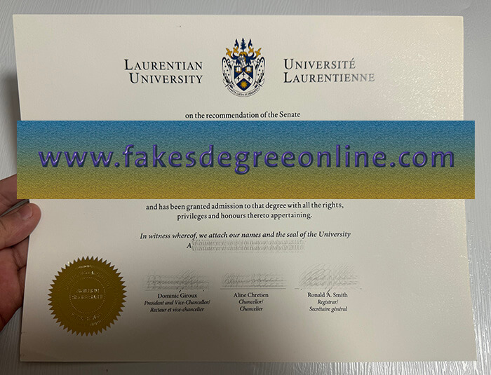 Buy Laurentian University fake diploma online.