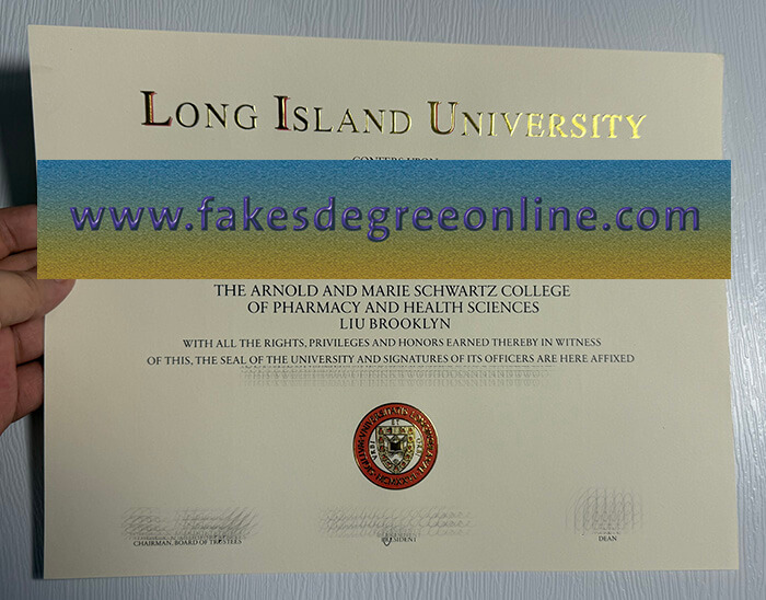 Buy Long Island University fake diploma online.