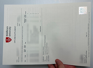 Get Middlesex University fake transcript.