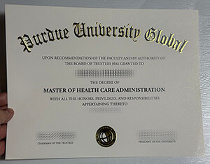 Purchase Purdue University Global fake diploma online.