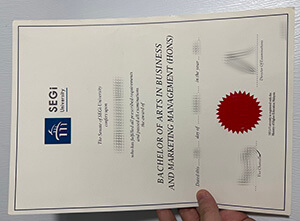 Get SEGi University fake diploma online.