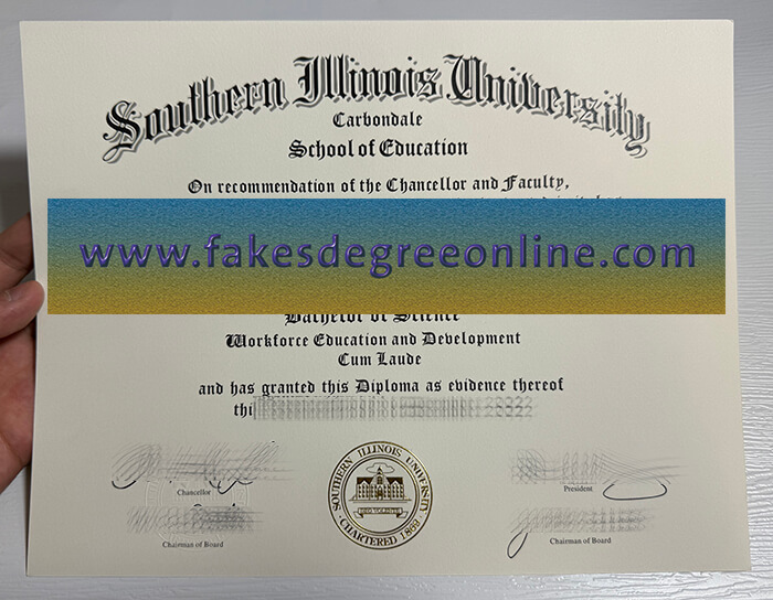 Buy Southern Illinois University fake diploma.