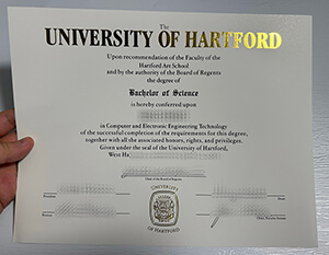 Get University of Hartford fake diploma online.