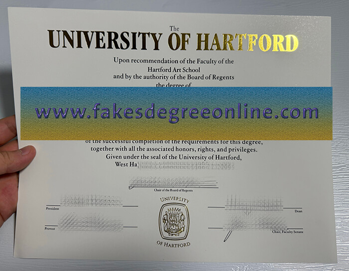 Buy University of Hartford fake diploma online.