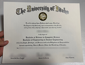 Get University of Idaho fake degree online.