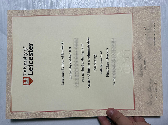 Purchase University of Leicester fake diploma online.
