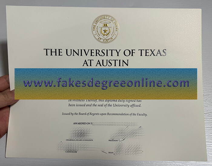 Get University of Texas at Austin fake diploma online.