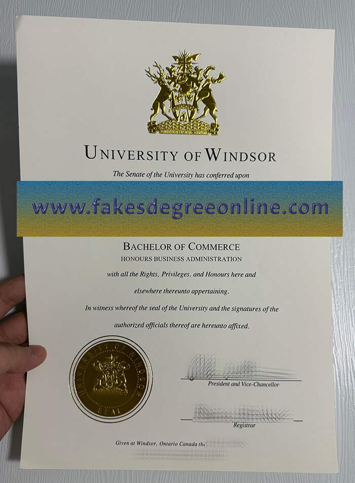 Purchase University of Windsor fake diploma online.