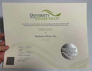 Purchase University of the Fraser Valley fake diploma online.