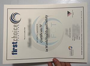 Order First Choice Training fake degree online.