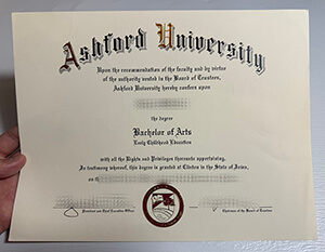 Get Ashford University fake diploma