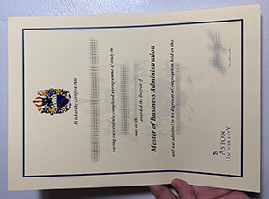 Fake Aston University diploma online