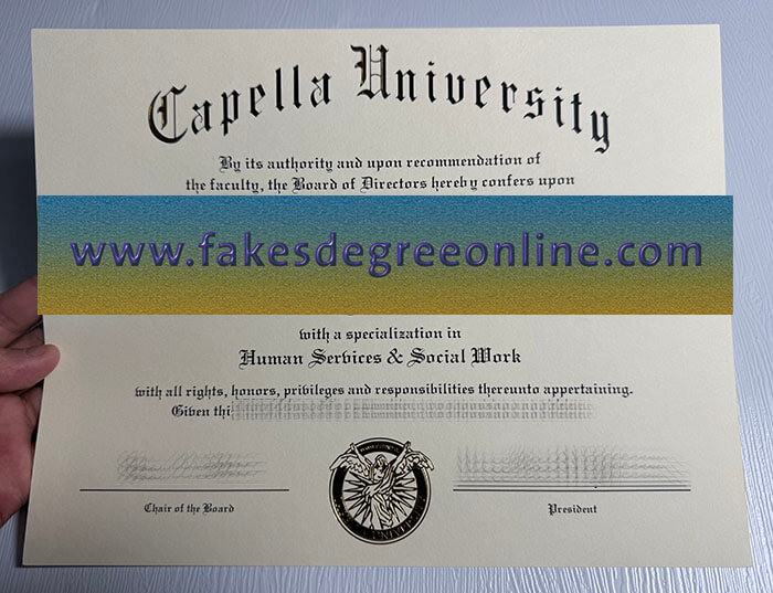 Buy Capella University fake diploma