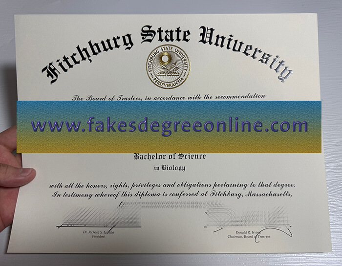 Fitchburg State University diploma