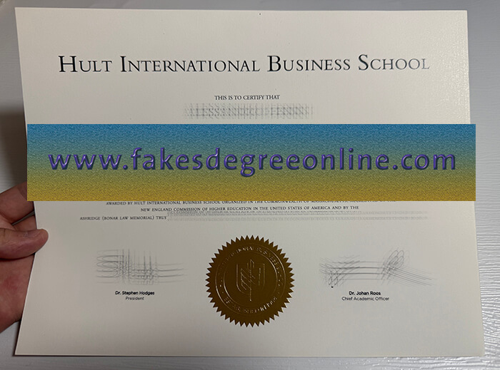 Buy Hult International Business School fake diploma