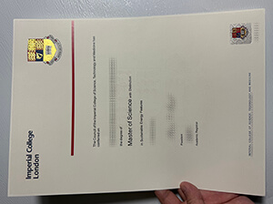 Purchase a Imperial College London fake diploma